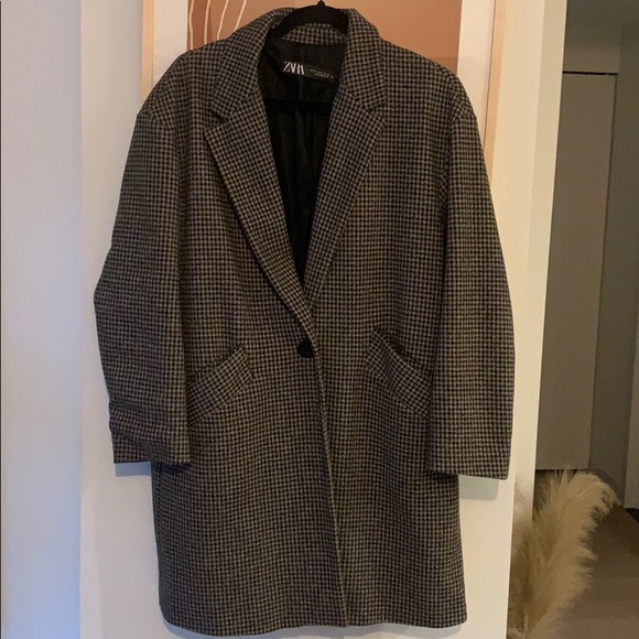 Zara Jackets & Blazers - Zara houndstooth jacket